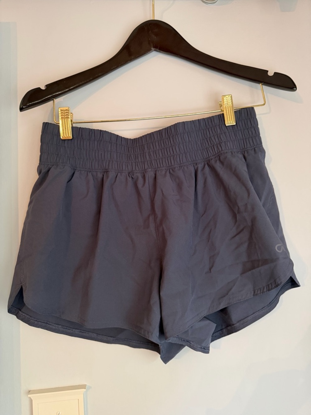 GAP Women’s Charcoal Athletic Elastic-Waist Running Shorts